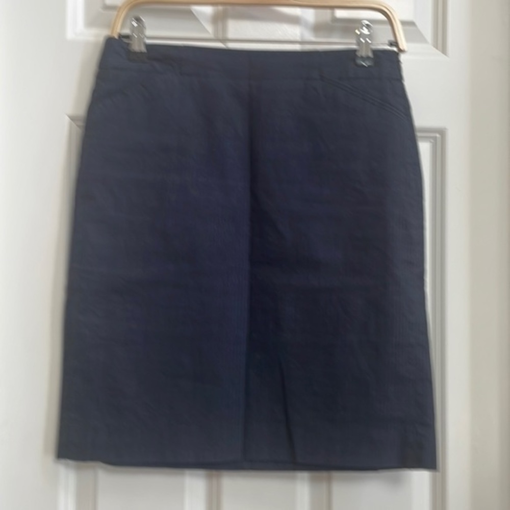 Banana republic pinstripe, cotton blend skirt
